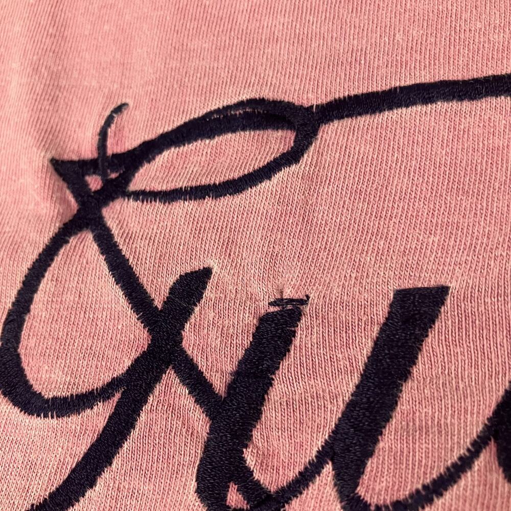 Guess by Georges Marciano Pink Logo T-Shirt One Size Costa Rica Fits like‎ XL - Picture 7 of 13